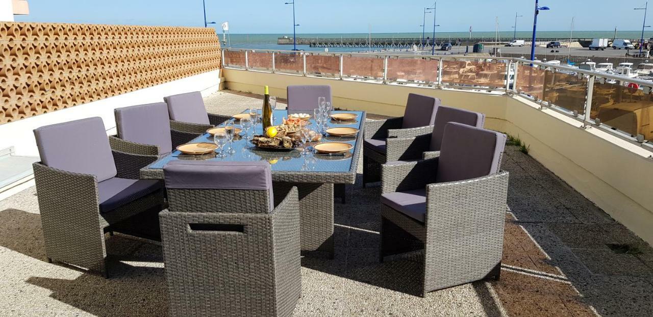 Appartement Vue Sur Mer Et Port Grandcamp-Maisy Exterior foto